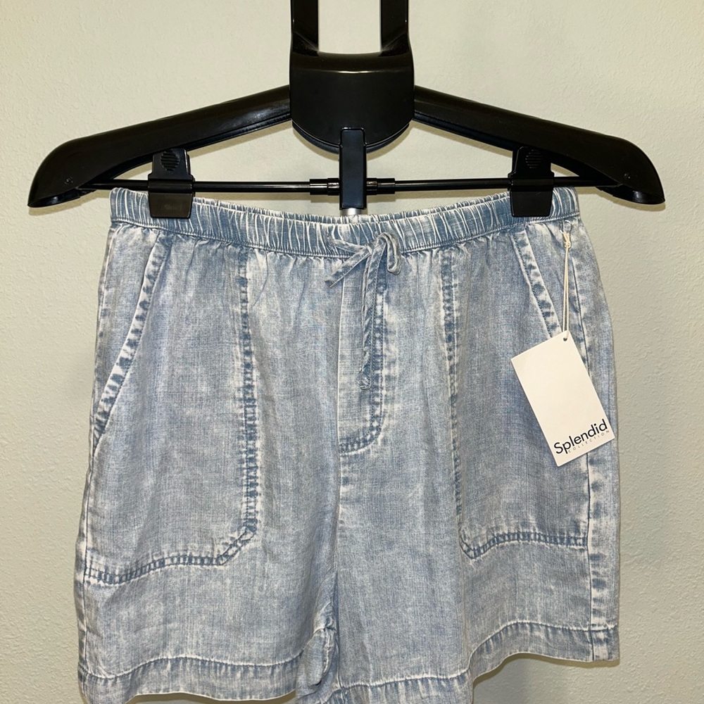 NWT Splendid Denim Blue High Waist Women's Shorts